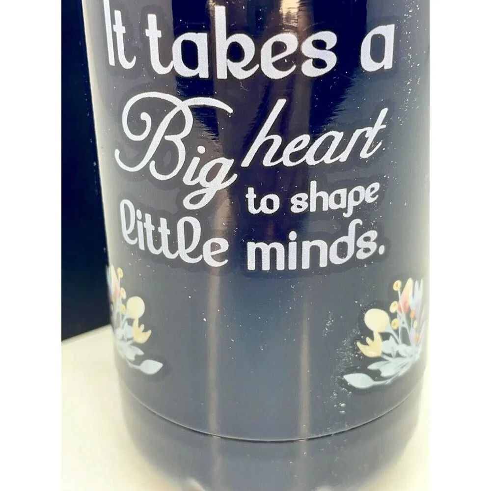 NIB Owls Stainless Steel Water Bottle Double Wall Insulated Sport Hiking Outdoor